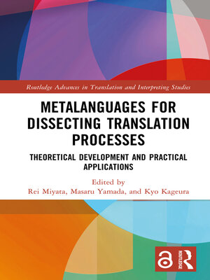 cover image of Metalanguages for Dissecting Translation Processes